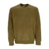 Pulover cu logo brodat „Olive Green”