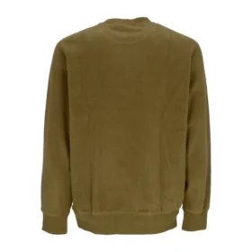 Pulover cu logo brodat „Olive Green”