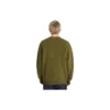 Pulover cu logo brodat „Olive Green”