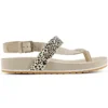 Sandale cu baretă Malibu Waves „Leopard Nubuck”