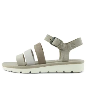 Sandale Lotti Lou cu 3 benzi „Beige”