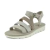 Sandale Lotti Lou cu 3 benzi „Beige”