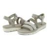 Sandale Lotti Lou cu 3 benzi „Beige”