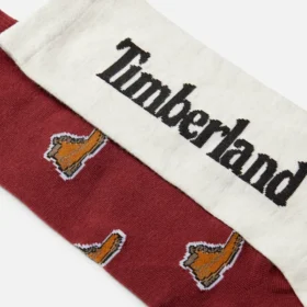 Set de 2 perechi de șosete scurte Timberland® cu imprimeu pe toată suprafața Set de 2 perechi de șosete scurte Timberland® cu imprimeu pe toată suprafața