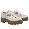 Stone Street Platform Buckle „Beige Natural Nubuck”