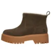 Stone Street Warm-Lined Platform „Dark Maro Full Grain”