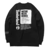 Timberland Back cu imprimeu logo mare, Negru