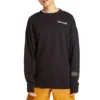 Timberland Back cu imprimeu logo mare, Negru