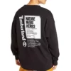 Timberland Back cu imprimeu logo mare, Negru