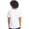 Timberland Casual cu guler rotund, imprimeu, mânecă scurtă, alb