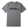 Timberland Casual cu guler rotund, imprimeu, mânecă scurtă, gri
