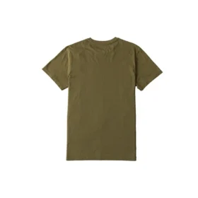 Timberland Casual cu guler rotund, imprimeu, mânecă scurtă, verde