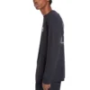 Timberland Casual cu imprimeu, guler rotund și mâneci lungi, Negru