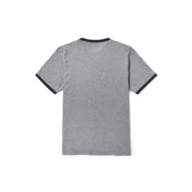 Timberland Colorblock cu guler cu logo imprimat, mânecă scurtă, gri