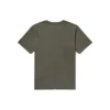 Timberland cu cusături în culori contrastante, blocuri de culoare, mânecă scurtă, verde