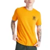 Timberland cu imprimeu pe spate, mânecă scurtă, portocaliu
