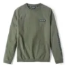 Timberland Outdoor cu guler rotund, imprimeu verde