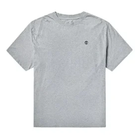 Timberland SS20 Casual cu guler rotund, imprimeu, mânecă scurtă, gri