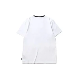 Timberland SS20 CoolMax Logo cu mânecă scurtă și guler rotund, alb