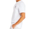 Timberland SS20 cu imprimeu logo, mânecă scurtă, alb