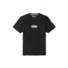 Timberland SS20 Earth Series cu imprimeu, mânecă scurtă, Negru