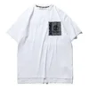 Timberland SS20 Hollow Out Zipper Pocket Printing cu mânecă scurtă, alb