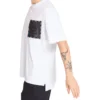 Timberland SS20 Hollow Out Zipper Pocket Printing cu mânecă scurtă, alb