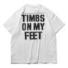 Timberland SS20 Slogan Printing cu mânecă scurtă, alb