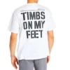 Timberland SS20 Slogan Printing cu mânecă scurtă, alb