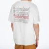Timberland SS20 Tricou cu guler rotund și mâneci scurte, alb