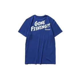 Timberland SS20 Tricou cu mânecă scurtă și imprimeu, albastru Timberland SS20 Tricou cu mânecă scurtă și imprimeu, albastru