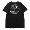 Timberland SS20 Tricou cu mânecă scurtă și imprimeu logo, Negru