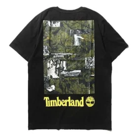 Timberland SS20 Tricou cu mânecă scurtă și imprimeu, Negru Timberland SS20 Tricou cu mânecă scurtă și imprimeu, Negru