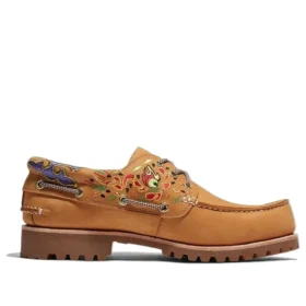 Timberland x CLOT 3-Eye Classic Lug Handsewn Boat „Grâu”
