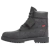Timberland x Supreme Diamond Plate 6-Inch Premium Waterproof Boot „Negru – 23FW”