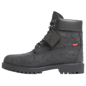 Timberland x Supreme Diamond Plate 6-Inch Premium Waterproof Boot „Negru – 23FW”