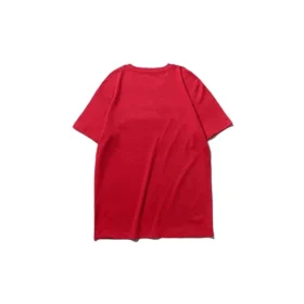 Tricou casual cu mânecă scurtă și imprimeu cu logo Timberland, roșu