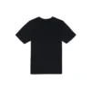 Tricou casual, larg, cu guler rotund, imprimeu, mânecă scurtă, stil pentru cuplu, Negru