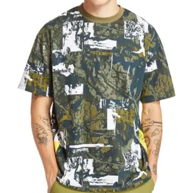 Tricou casual Timberland cu mâneci scurte și guler rotund