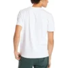 Tricou cu guler rotund și imprimeu, cu mâneci scurte, alb, Timberland