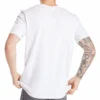 Tricou cu mânecă scurtă și imprimeu cu logo Timberland, alb