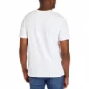 Tricou cu mânecă scurtă și imprimeu cu logo Timberland, alb