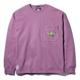 Tricou cu mâneci lungi și buzunar Bee Line de la „Timberland x Billionaire Boys Club” „Purple”