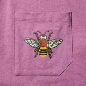 Tricou cu mâneci lungi și buzunar Bee Line de la „Timberland x Billionaire Boys Club” „Purple”