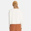 Tricou cu mâneci lungi și croi scurt Mini Logo „Alb”
