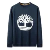 Tricou cu mâneci lungi și logo copac „Navy”