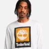 Tricou cu mâneci lungi pentru bărbați, cu logo colorat