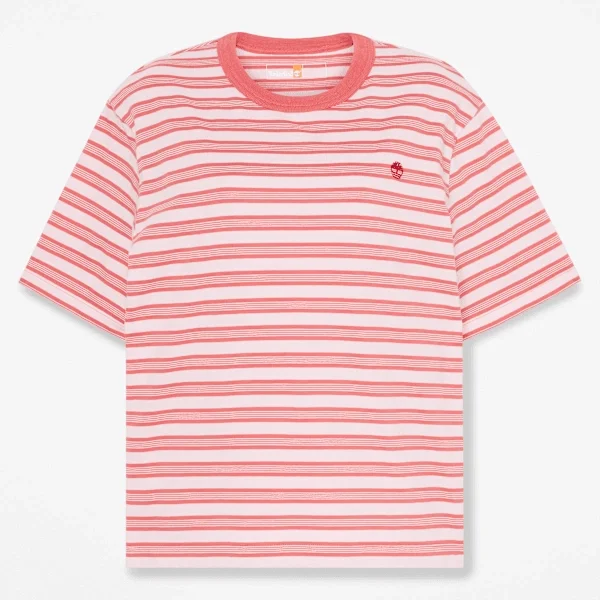 Tricou cu mâneci scurte și dungi pentru femei Tricou cu mâneci scurte și dungi pentru femei