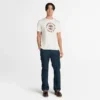 Tricou cu mâneci scurte și imprimeu grafic pentru bărbați