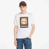 Tricou cu mâneci scurte și logo pătrat